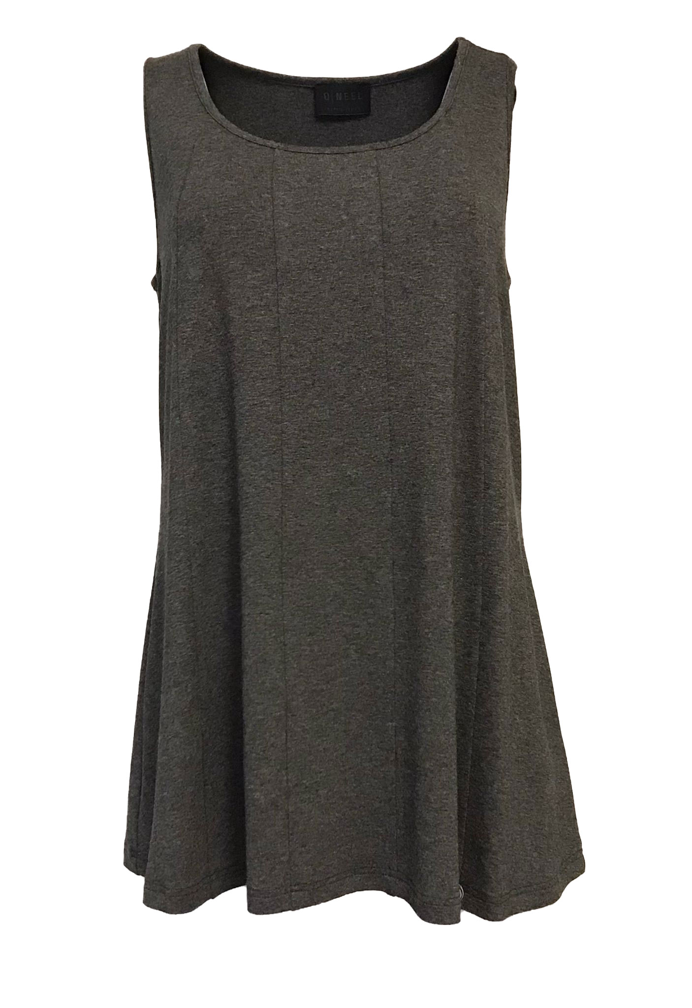 Charcoal Grey A-shape Line Vest By QNEEL - Stuff Fashion London